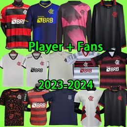 2023 2024 Camisa De Futebol Flamengo Soccer Jerseys 23 24 Football Shirts Vest Men Kids Kit Women DIEGO E.RIBEIRO PEDRO GABRIEL MENGO DE