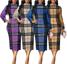 여자 캐주얼 드레스 2023 가을 새로운 섹시하고 세련된 디지털 인쇄 긴 슬리브 여자 드레스