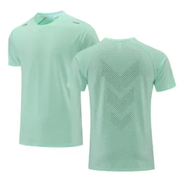 Мужские футболки, быстросохнущая мужская футболка для бега, спортивный топ для фитнеса, тренировочная рубашка для спортзала, дышащая повседневная спортивная одежда для бега 230518