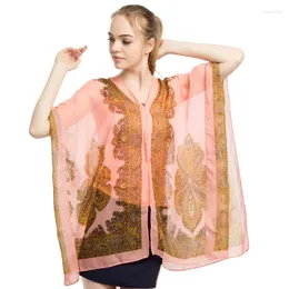 Scarves Women Summer Shawl Poncho Driving Sunscreen Scarf Sun Protection Beach Bikini Cover Soft Comfortable