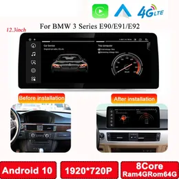 Android 10 Car Radio Multimedia Player GPS Navigation, Wi-Fi, 4G, BMW E90/E91/E92 용 CarplaySystem (2006-2010) CCC/CIC