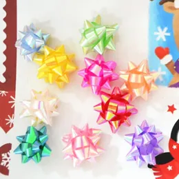 Gift Wrap 70st Ribbon Christmas Wrapping Flower Star Bows For Shower Jubileum Wedding (blandad färg)