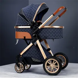Popular bassinet stroller 3 in 1 high landscape car seat and strollers tiltable foldable check baby carts protable outdoor soft touch comfortable ba01 C23