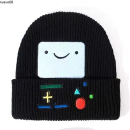 Beanie/crânio Caps Autumn Winter Internet Celebridade Retro Console de jogo desenho animado quente adulto infantil Família chapéu para homens mulheres Cap W187 J230518