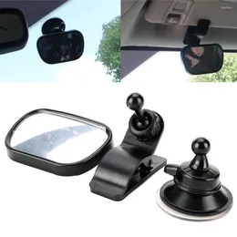 Acessórios de interiores Mini carro Baby Trow View Mirror Segurança Fácil Visualizador auxiliar dentro de retrovisor com clipe de otário para carros