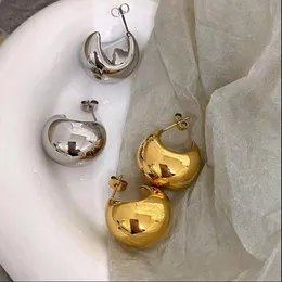 Moda nowe zaprojektowane srebrne litery kolczyków wisiorka Naszyjnik miedzi 18k złota platowane kolczyki damskie projektant biżuterii EG1OF0