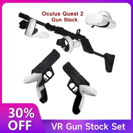 VR Glasses для Oculus Quest 2 Gun Stock с контроллерами Game VR Sling Enhance FPS Gaming Experience Stock Set для квеста 2 аксессуаров 230518