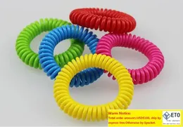 Braccialetti repellenti per zanzare Braccialetti da polso a mano Telefono ad anello Catena Bracciale antizanzare Braccialetti per il controllo dei parassiti