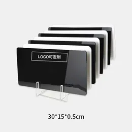 Rectangle Auto TPU PPF Car Clear Bra Film Sample Sheet Acrylic Display Panel Kit For Car Body Film/Paint Coating Test MO-A5363