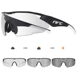 Наружные очки NRC Фотохромные велосипедные очки для мужчины MTB Bike UV400 Scil Sunglasses Спортивные солнцезащитные очки на открытом воздухе GAFAS CICLISMO Cycling Eyewear P230518