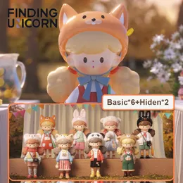 Scatola cieca Molinta Party Animal Series Blind Box Guess Bag Mystery Box Toys Doll Cute Anime Figure Ornamenti desktop Collezione regalo 230518