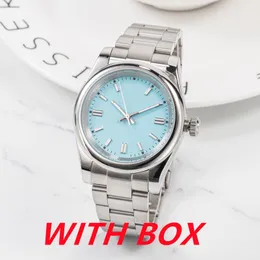 Man Watch Automatyczne zegarki mechaniczne 41 mm ze stali nierdzewnej Luminous Wodoodporne 36 mm kobiet Watch Pary Style Style na ręce z pudełkiem