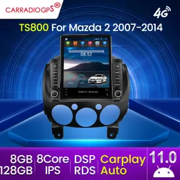 128G CAR DVD Android Radio Multimedia Player для Mazda 2 Mazda2 2007-2014 GPS Navi 2din Autoradio