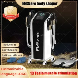 Nuovo look speciale Dimagrante Neo DLS-EMSLIM RF Fat Burning Shaping Beauty Equipment 13 Tesla Stimolatore muscolare elettromagnetico Macchina con 2/4/5 maniglie