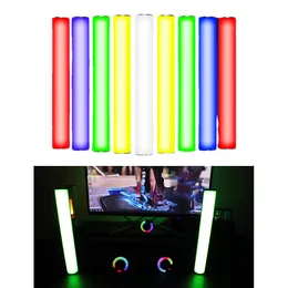 RGB LED Video Light Light Stick, 30 cm, kontrola aplikacji, magnetyczne ręczne światło fotograficzne, przyciemnione 3200K ~ 9000K CRI95+ Pełne kolory LED z wbudowaną baterią 4000 mAh