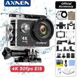 デジタルカメラAXNEN H9R H9アクションカメラULTRA HD 4K 30FPS 1080P 60FPS WIFI 2インチ170D水中防水ヘルメットビデオレコーディングスポーツCAM 230518