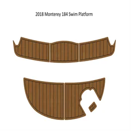 2018 Monterey 184 Swim Platfrom Step Pad Boat EVA Foam Faux Teak Deck Floor Mat