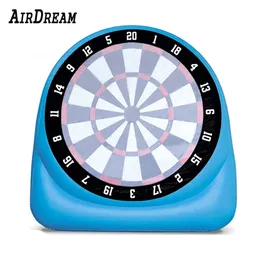 Accessories PVC mini 1.8m H Inflatable Dart Board Soccer Game Inflatable Football Shooting Dart Board With Air bump for kids