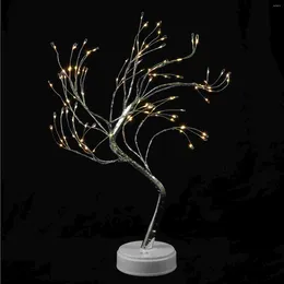 Flores decorativas Luz de árvore LED Light Scene ramifica uma decoração luminosa