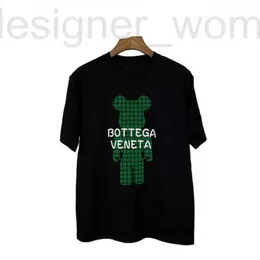 Kvinnors t-shirt designer män kvinnor brev tryck t skjortor svart mode sommarbjörn t-shirt hög kvalitet 100% bomullstopp kort ärm tee mens kläder t-shirt för kvinna