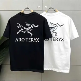 Tasarımcı Moda Giyim Arc Teryxes Tees Tshirt 2023 Moda Marka Saf Pamuk Archeopteryx Mens Kısa Kollu Moda Yuvarlak Boyun Tshirt Unisex Baskı Moda