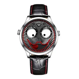 남성 시계 비즈니스 쿼츠-바터리 시계 고품질 고급 방수 가죽 43mm 시계