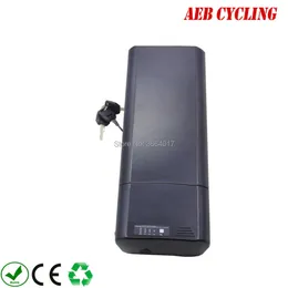 China Elektrofahrrad Lithium-Ionen-18650-Akku 36V 13Ah SL-Gepäckträgerbatterie für Citybike-Faltrad mit Ladegerät