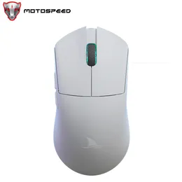 マウスMotospeed Darmoshark M3 Bluetooth Wireless Gaming Mouse 26000DPI PAM3395光学エルゴノミックコンピューターオフィスマウス用ラップトップPC 230518