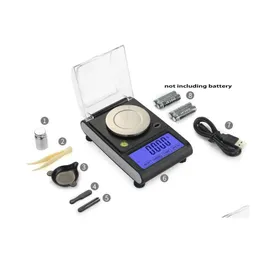 Weighing Scales Backlight 50G X 0.001G Electronic Lcd Touch Sn Digital Scale Jewelry Gold Diamond Gram With Tal Ncer Drop Delivery O Dhry5