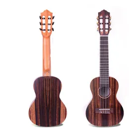 28-inch guitar Lilly guitalele all-ebony guitar, ukulele guitar six-string nylon