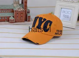2023新しいファッションNYCレター野球帽子韓国カジュアルハットメンズアンドレディースカップルハットサンハット