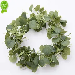 Nowy 2M sztuczny Eukaliptus Garland Silk Fake Ivy Vine Rośl