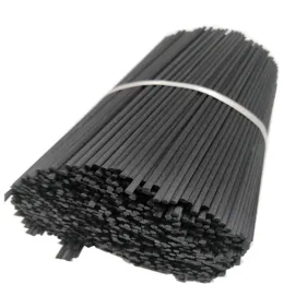 Moda Bom preço de fábrica 100pcs/lote 3mm*20cm Rattan Fragrance Incense Black Fiber Reed Reed Difuser Refil Sticks Sticks aromáticos