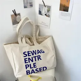 Torby na zakupy hurtowe niestandardowe 100pcs duża bawełniana torba na płótnie dostosuj drukowaną szkołę mody DIY Tote do sklepu spożywczego