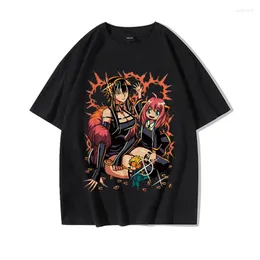 Men's T Shirts Anime X Family Shirt Anya Forger Yor Loid Bond Graphics Cotton Tshirt Streetwear Casual Tees
