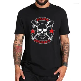 Herr t-skjortor asiatisk storlek bomullsskjorta punk band t-shirt hisper crew hals sommar camisetas toppar