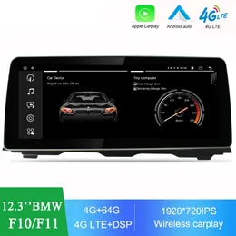 12,3 Zoll Android All-in-one Auto Multimedia Player RAM 4G ROM 64G Autoradio Für BMW 5 serie F10/F11 CIC/NBT Mit Carplay