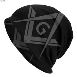 Beanie/Kafatası Kapakları Özel Freemason Soluchy Beanie Hat Kadın Erkekler Masonik Mason Masonluk Serin Örgü Kafataları Beanies Kış Kayakları için Kapaklar J230518