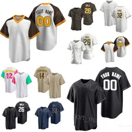 Baseball 26 Austin Nola Jerseys 32 Nelson Cruz 14 Matt Carpenter 28 Jose Azocar 24 Rougned Odor 12 Luis Campusano 11 Yu Darvish 44 Joe Musgrove Uomini su misura Youth J-S