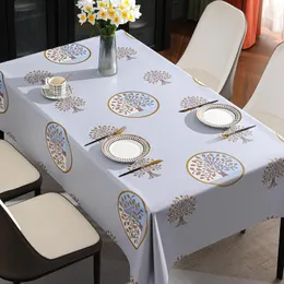 Table Cloth Waterproof And Oil Resistant Tablecloth RectangularTablecloth Atmosphere Fabric Art Mesas De Jantar