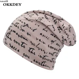 Beanie/Skull Caps OKKDEY Brand Women Men beanie Hat Unisex Autumn and Winter Warm knitted hat Ladies Fashion skullies Hip-hop Beanie For Mens cap J230518