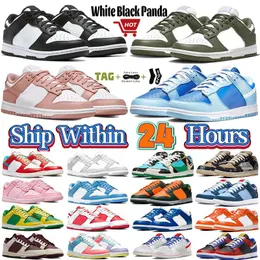 Mens Womens Shoes SB Panda Black White Designer UNC Chunky Coast Chicago Archeo Pink Georgetown University Championship Red Cactus Brazil Sneakers Casual Shoe
