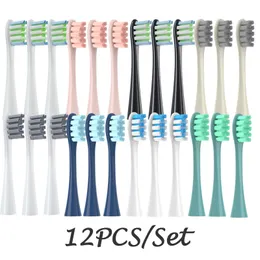 Toothbrush 12PCS Vacuum Sealed Packed Replacement Brush Heads for Oclean X PRO Z1 One Air 2 SE Soft DuPont Deep Cleaning Nozzles 230517