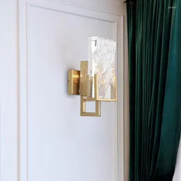 Vägglampor dekorativa föremål för hemmegel sovrum svarta badrum fixturer glas sconces led lätt yttre