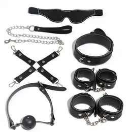 Sm Adult Fun Products Single Skin Seven Piece Twelve Set Handcuffs Alternative Decompression Toys Binding K6F22474