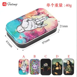 Smoking Pipes Simple and portable multifunctional cigarette storage box with a heaven and earth cover