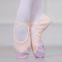 Bühnenkleidung Mädchen Ballettschuhe Leinwand Weiche Sohle Tanz Hausschuhe Kinder Praxis Ballerina Frau Yoga Gym