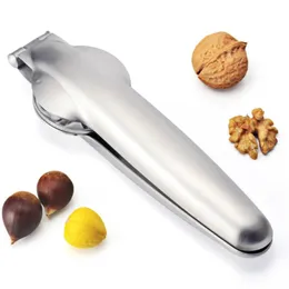 Stainless Steel Walnut Pliers 2 In 1 Quick Chestnut Clip Metal Nutcracker Sheller Nut Opener Kitchen Tools Cutter Gadgets YFA1948