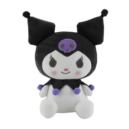 Pluszowe lalki 25 cm Kuromi Plush Toys Little Devil Cartoon Anime Kawali Lolita Melody Soft Plush Fophed Dolls For Kids Birthday Gift 230516