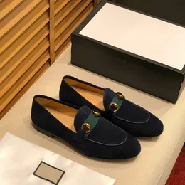 Grandi dimensioni 38-46 Scarpe da uomo in pelle Oxfords British Green Blue Scarpe fatte a mano Confortevole abito formale Uomo Flats Slip On Bullock